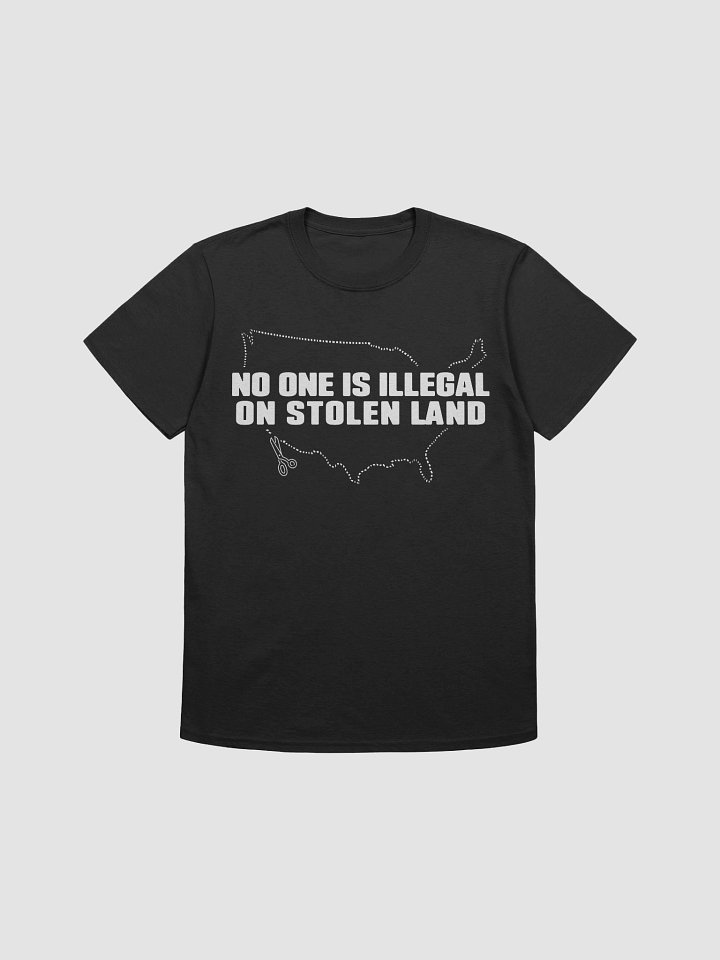 NO ONE IS ILLEGAL ON STOLEN LAND T-SHIRT product image (1)
