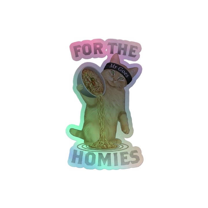 For The Homies Mr Goes Holographic Sticker product image (2)