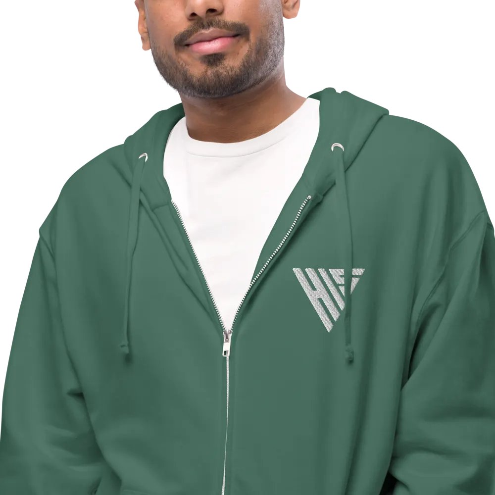HEYIMSTEVE EMBLEM Urban Explorer Fleece Zip-Up Hoodie product image (28)