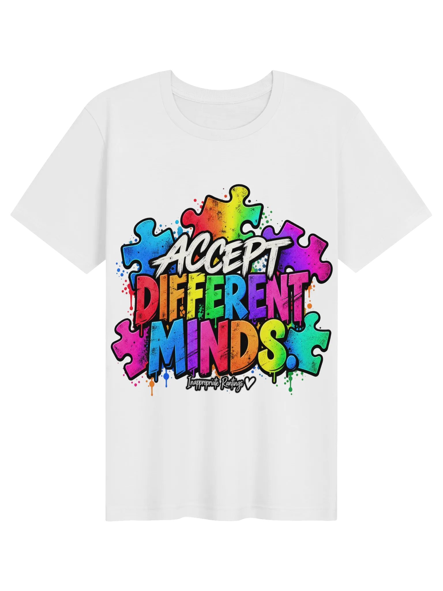 Accept Different Minds Autism Awareness Tee product image (1)