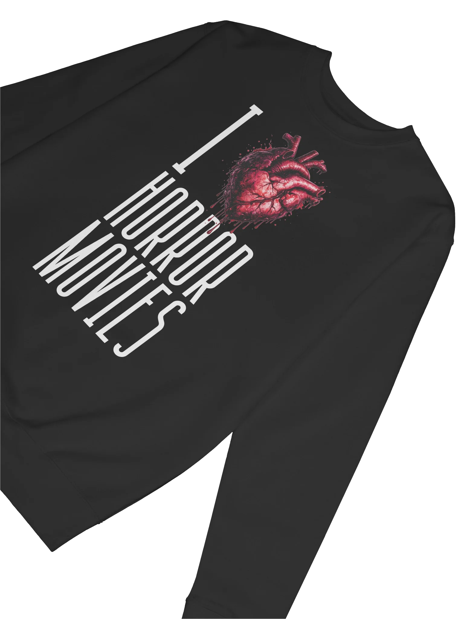 I Love Horror Movies (Heart) - Sweatshirt product image (6)