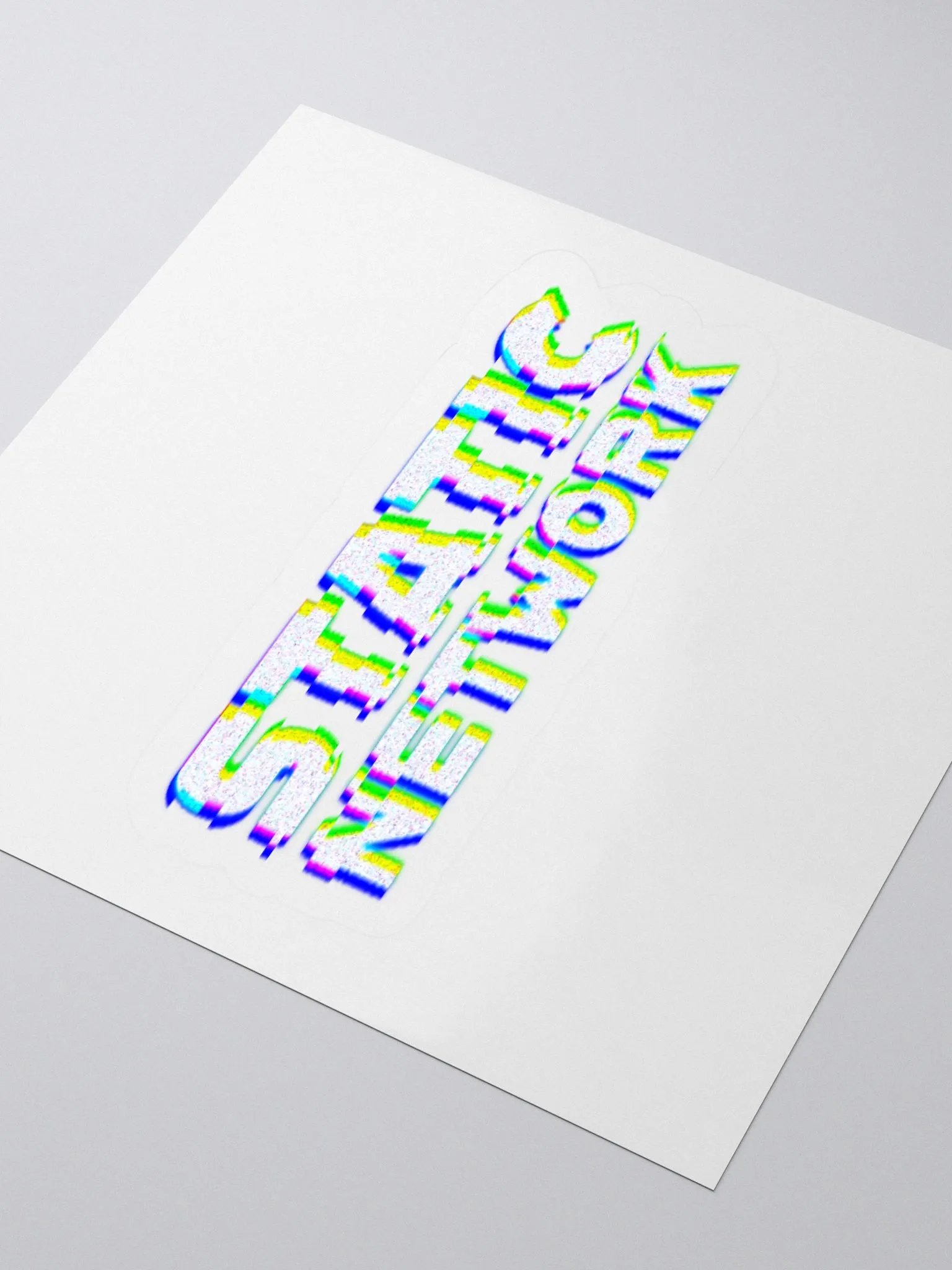 Static Network - Kiss Cut Sticker product image (7)