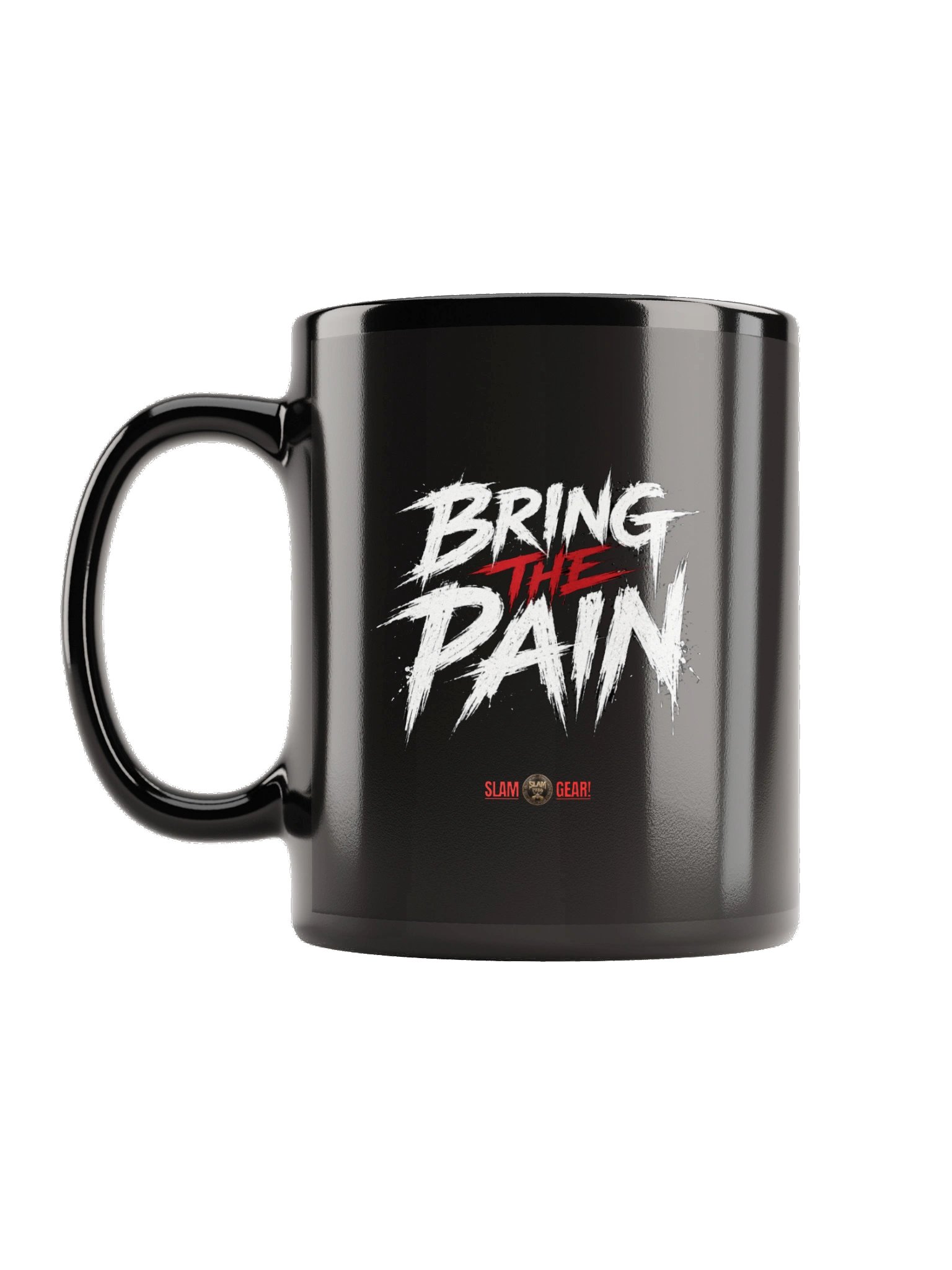 Bring the Pain Black Glossy Mug product image (6)