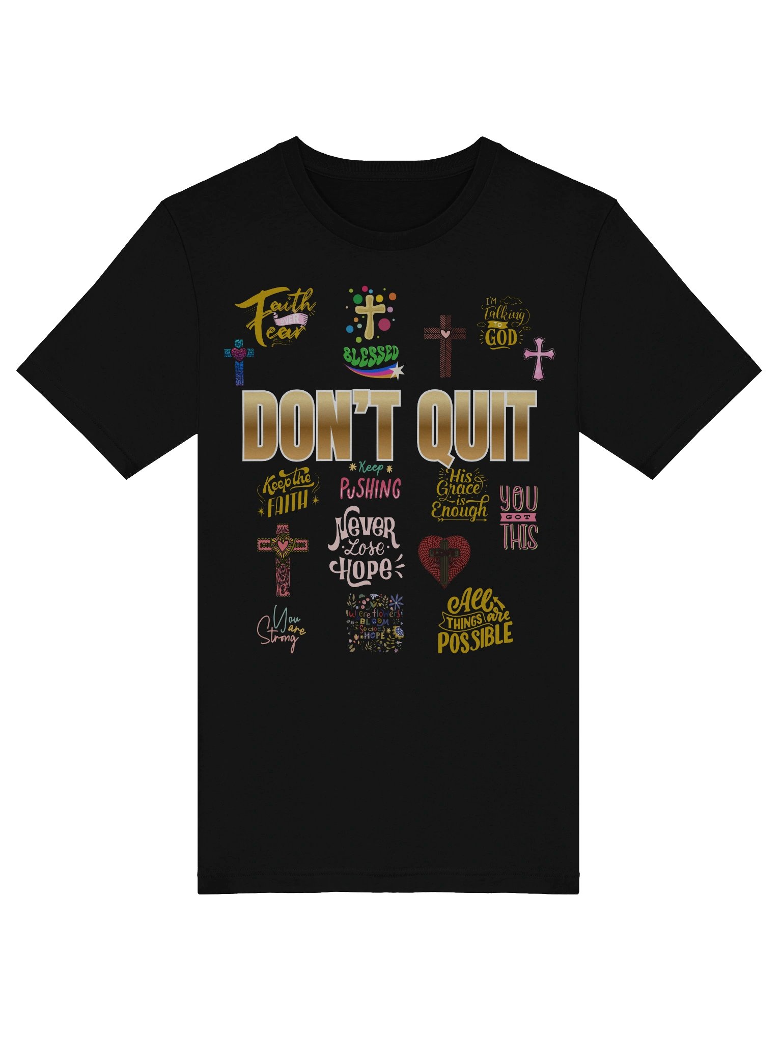 Don't Quit Galatians 6:9 Inspirational T-Shirt product image (5)