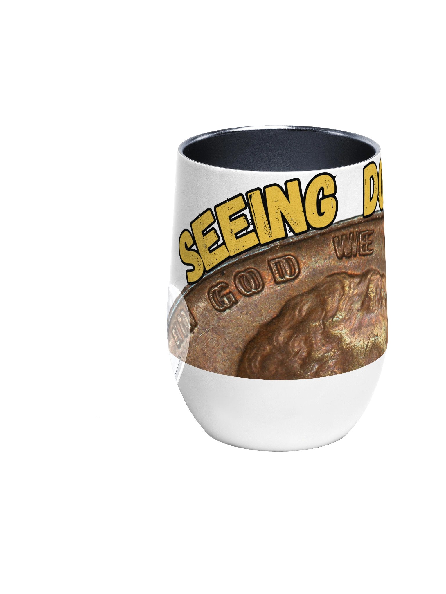 "Seeing Double" Doubled Die Wine Tumbler product image (2)
