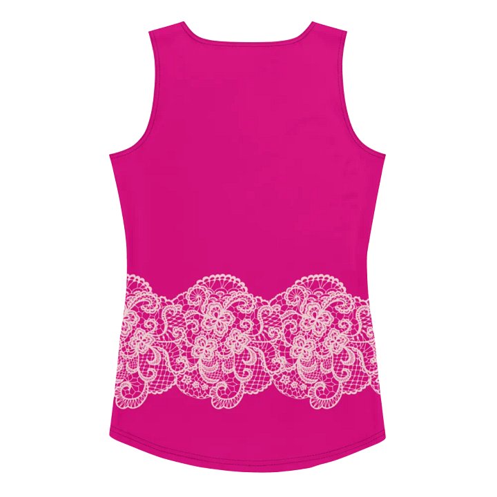 Lace Pink Premium Sportswear Tank Top product image (2)
