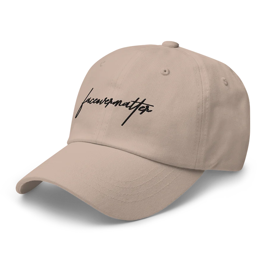 Faceovermatter Dad Hat (Stone) product image (4)