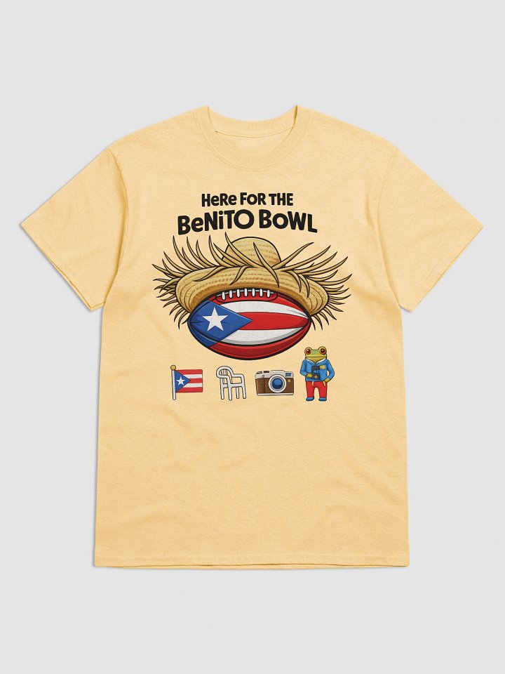 Here For The Benito Bowl Shirt - Bad Bunny Super Bowl 2026 Puerto Rico Football Hoodie - Latin Artist Fan Apparel product image (2)