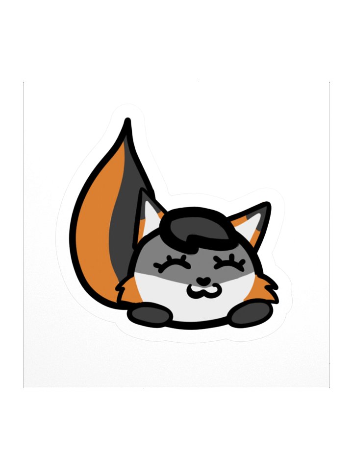 Foxbot sticker - happy product image (1)