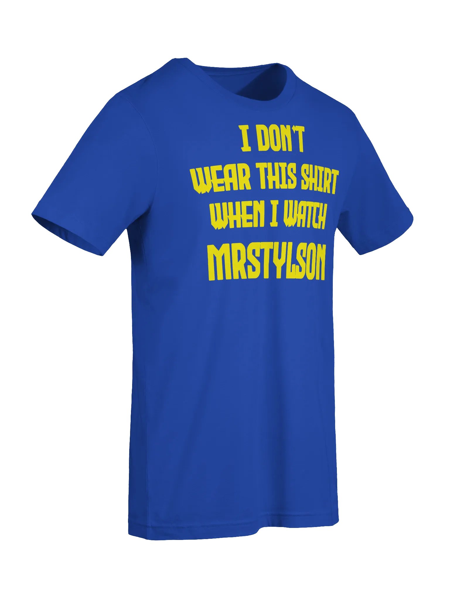 I Don't Wear This Unisex T-Shirt (Yellow Text) product image (57)