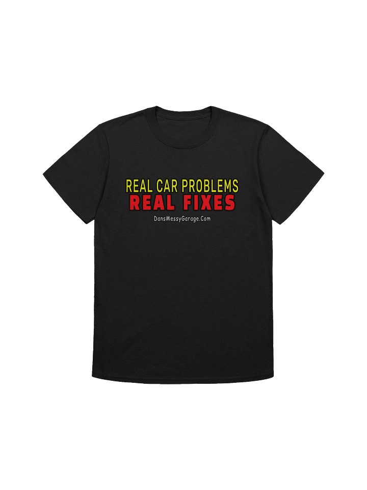 Real Car Problem Real Fixes - Clean Font T-Shirt product image (1)