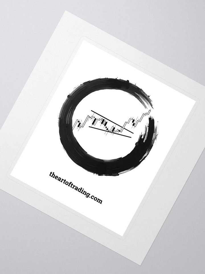The Art of Trading Sticker (White) product image (5)