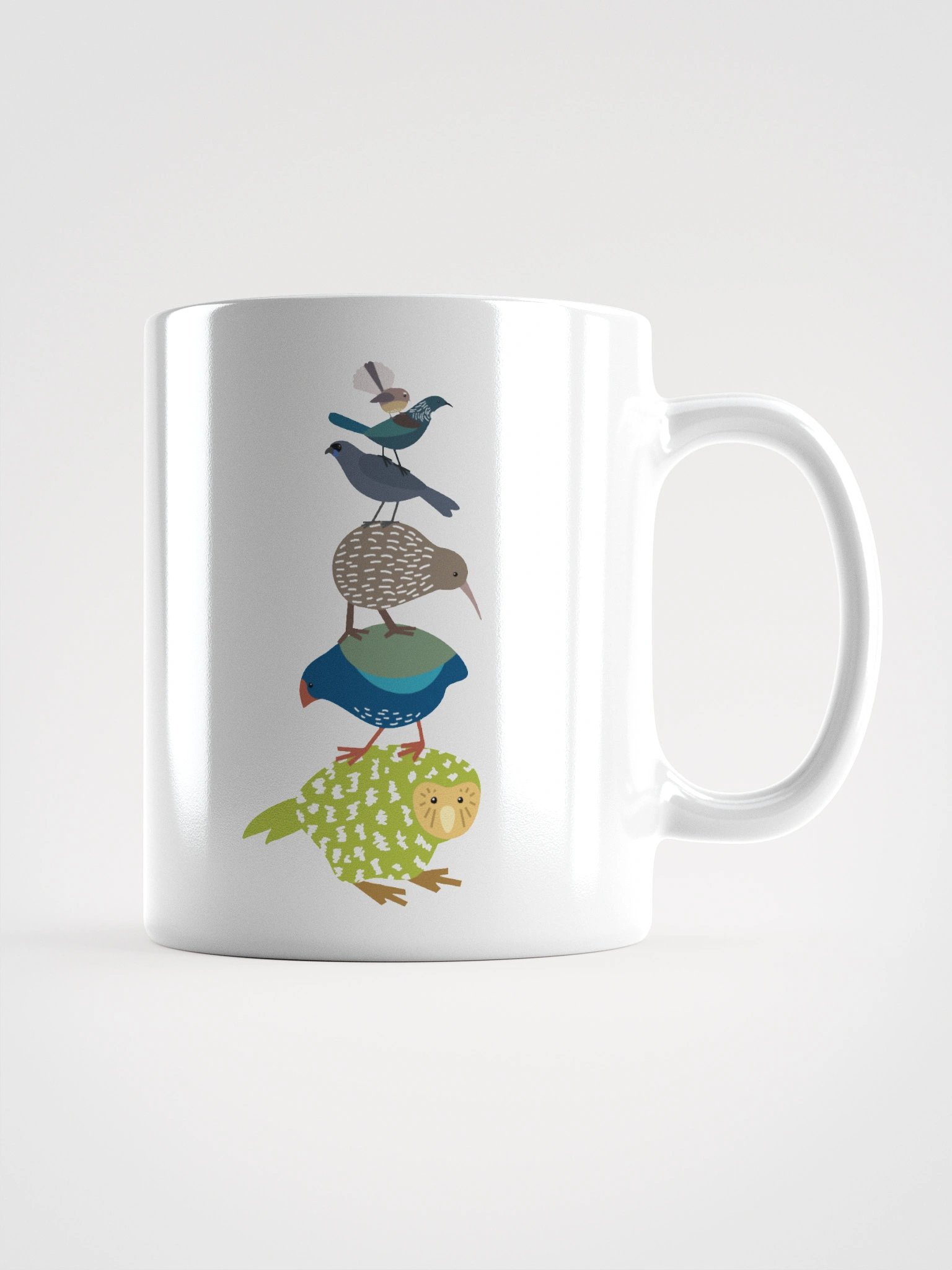 Stacked New Zealand Birds Mug product image (2)