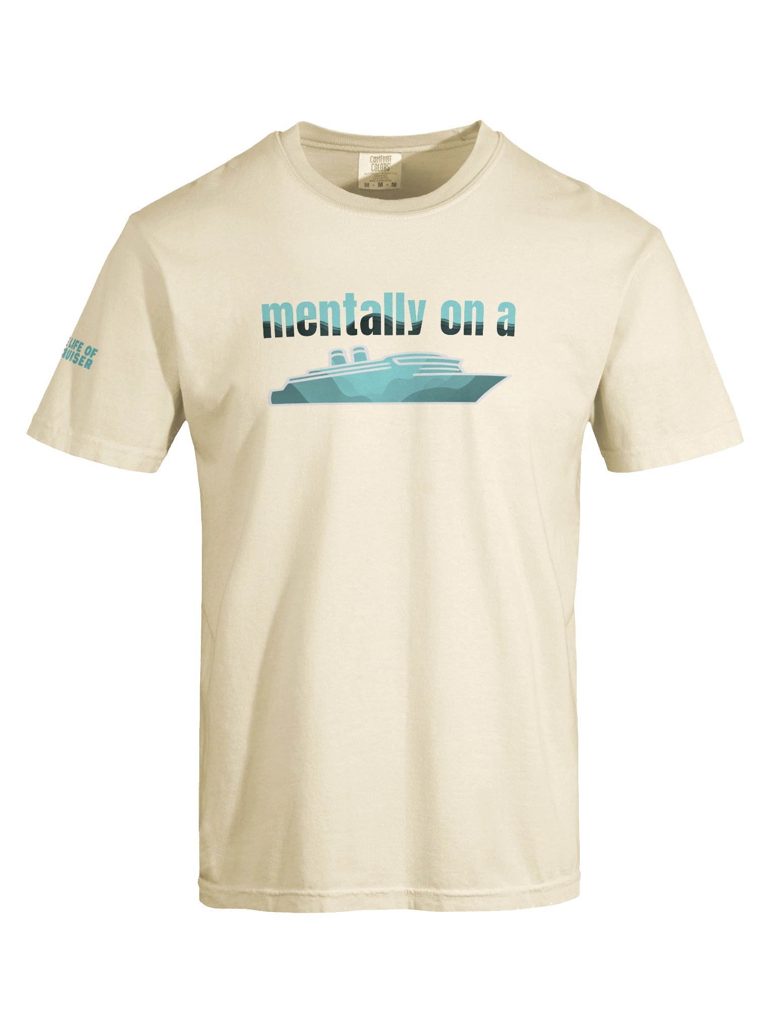 Mentally on a Cruise Unisex T-Shirt product image (57)
