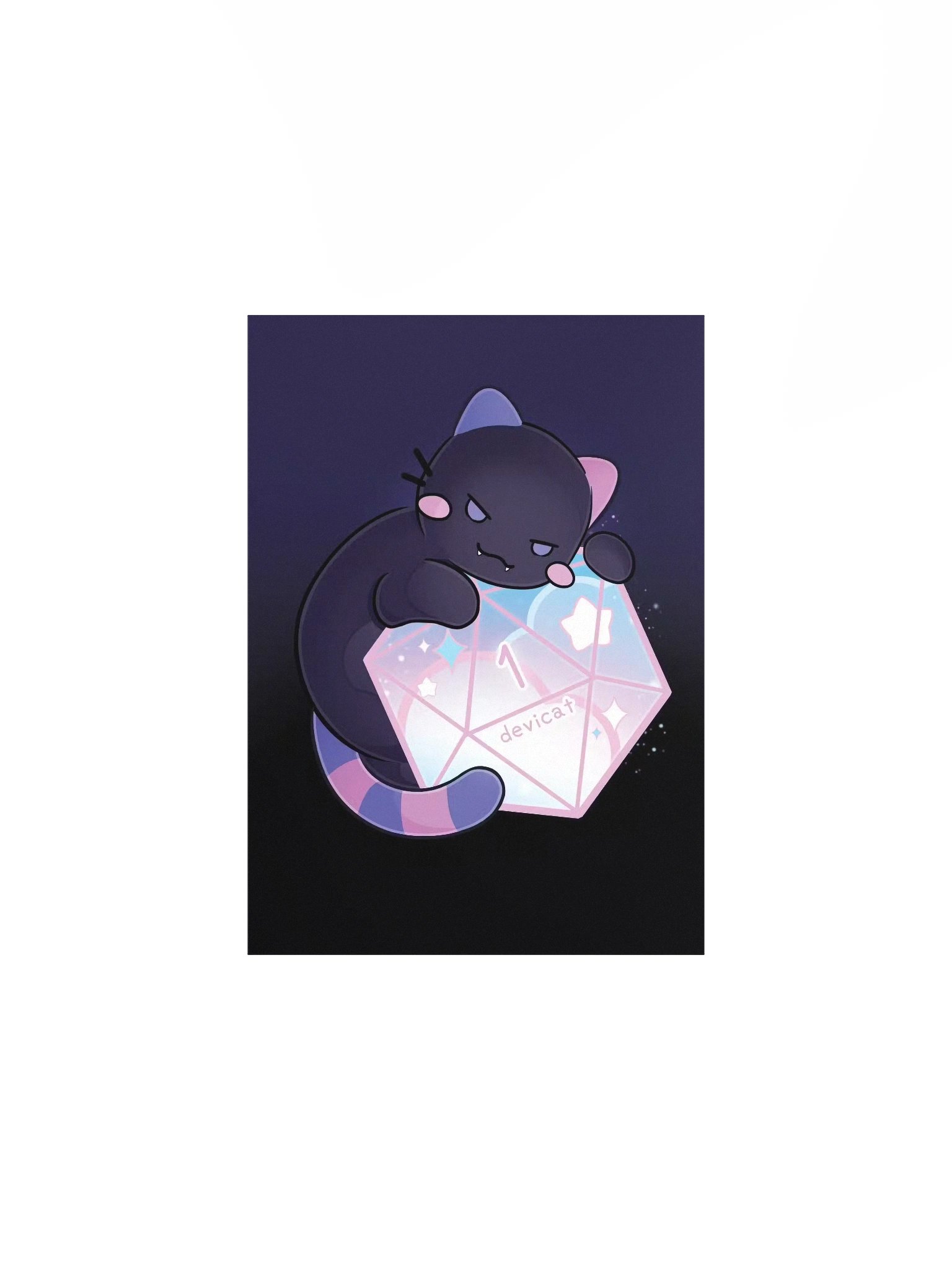CandiCat Void Cat D20 2026 Print product image (1)