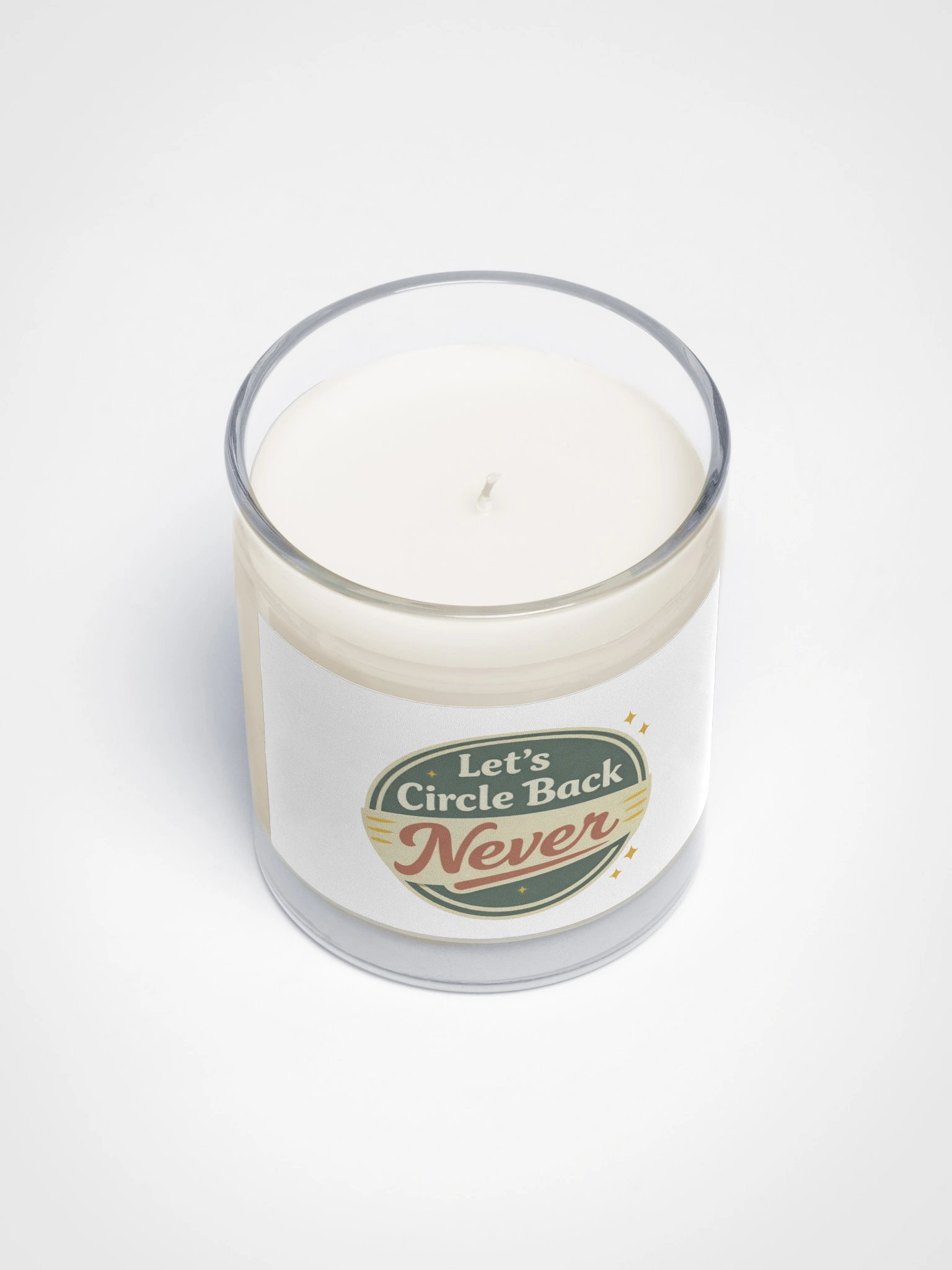 Let's Circle Back Never Candle product image (3)