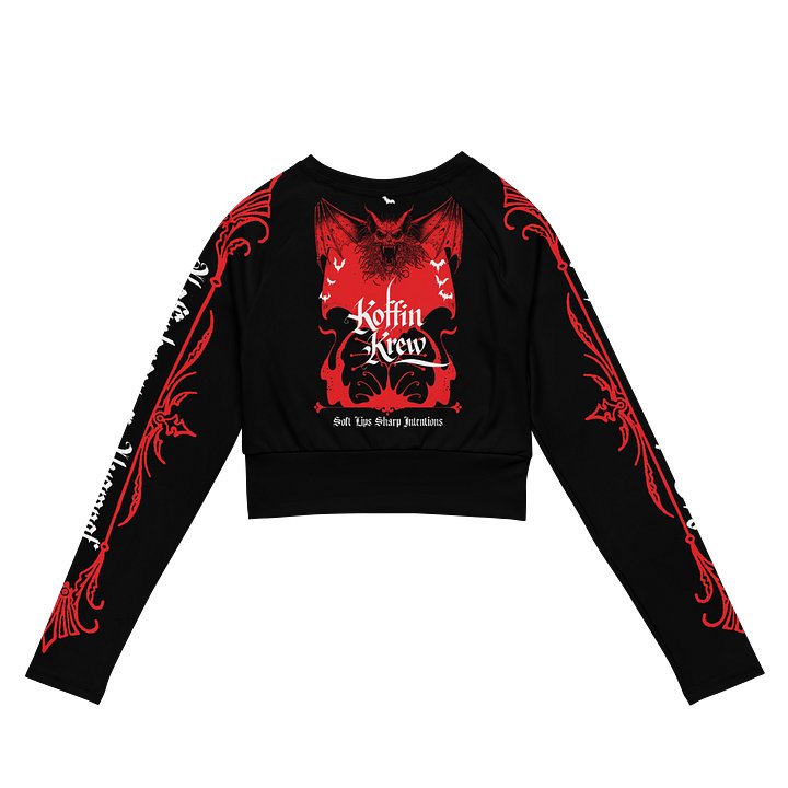 Soft Lips Sharp Intentions L/S Crop Top product image (2)