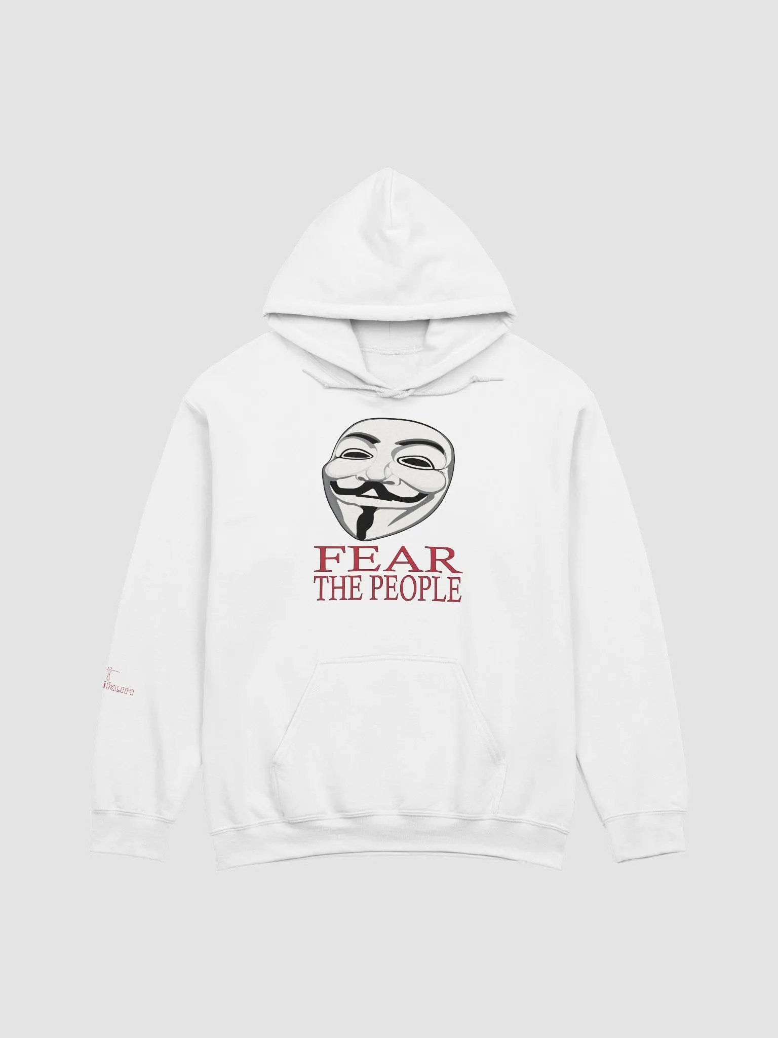 Fear The People - 02 - Red - Gildan Classic Hoodie product image (2)