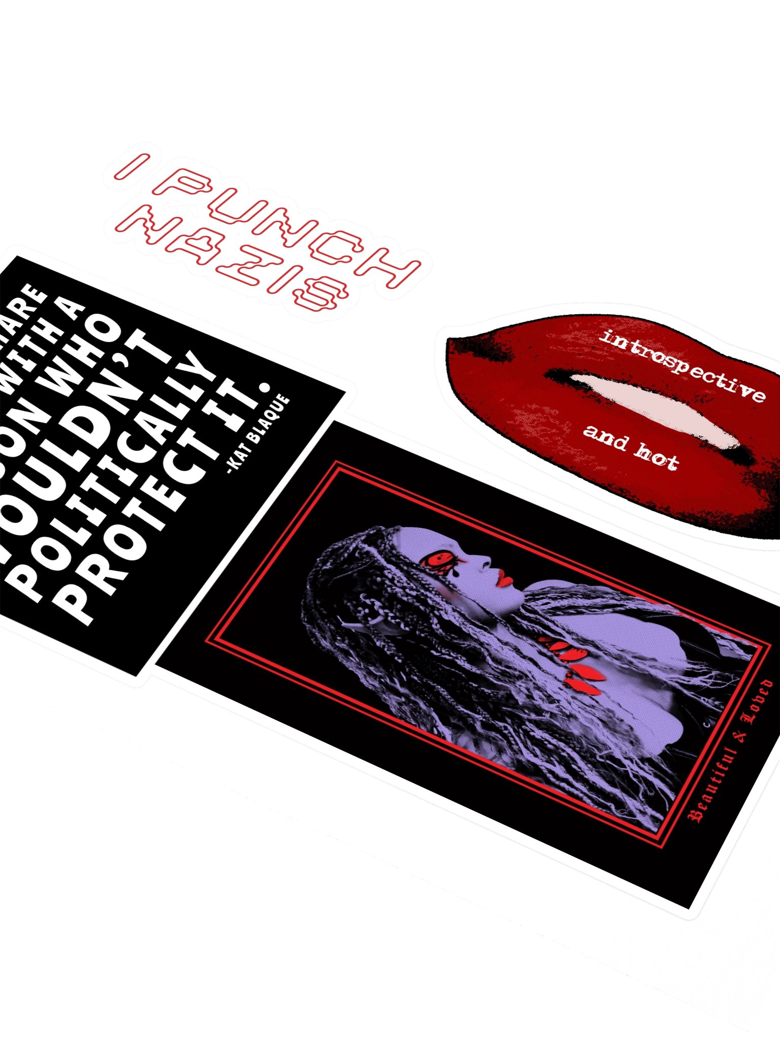 Quintessentially Blaque Sticker Sheet product image (2)