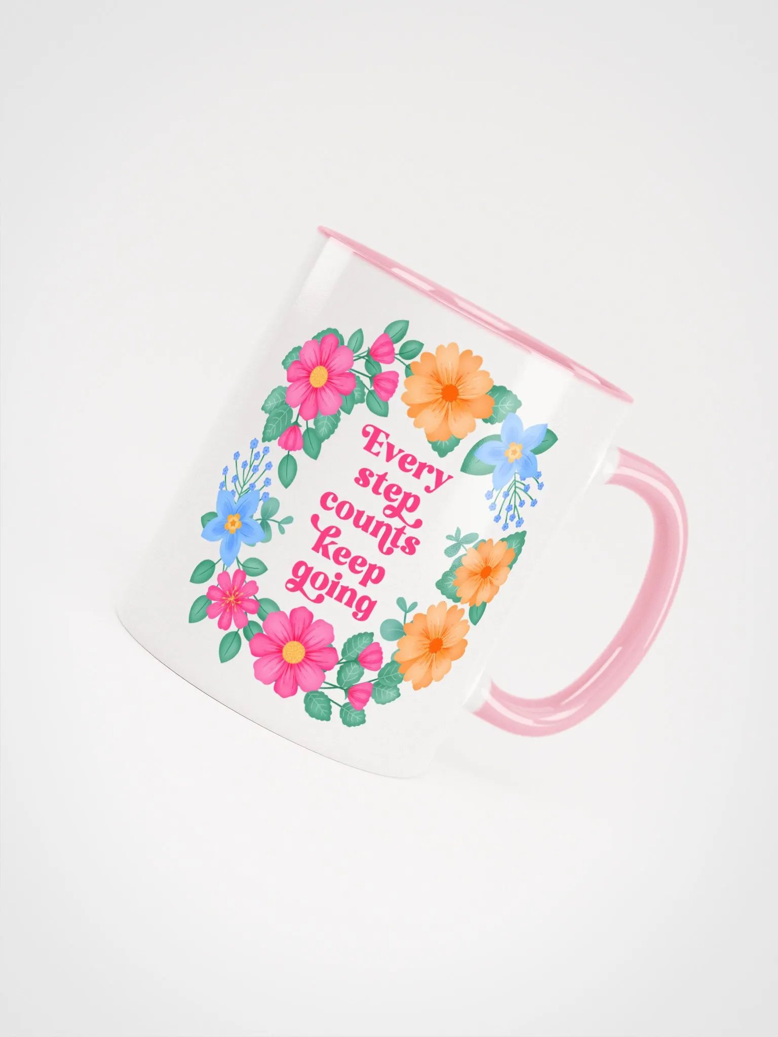 Every step counts keep going - Color Mug product image (4)