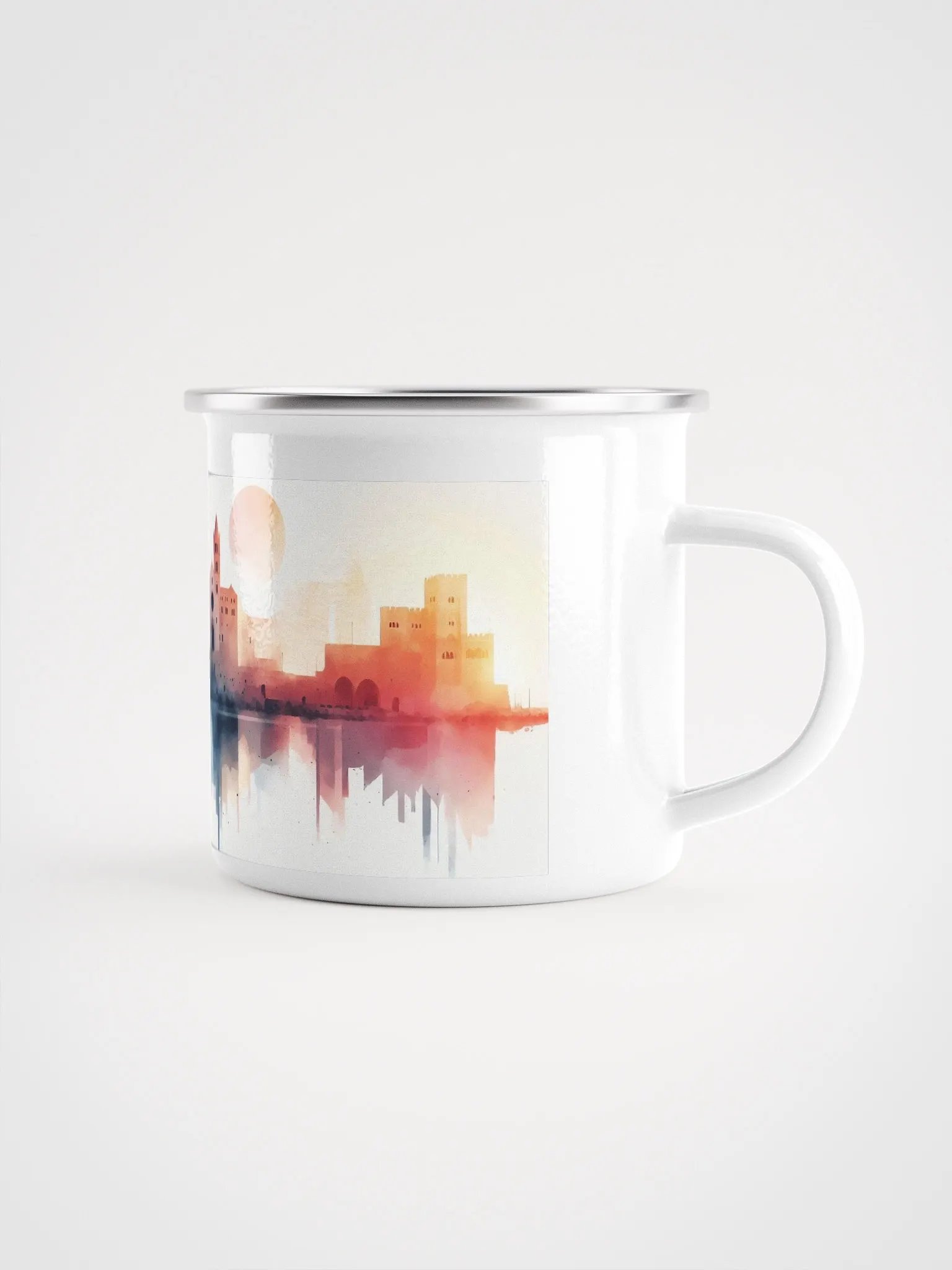 Fiery Sunset Enamel Mug product image (1)