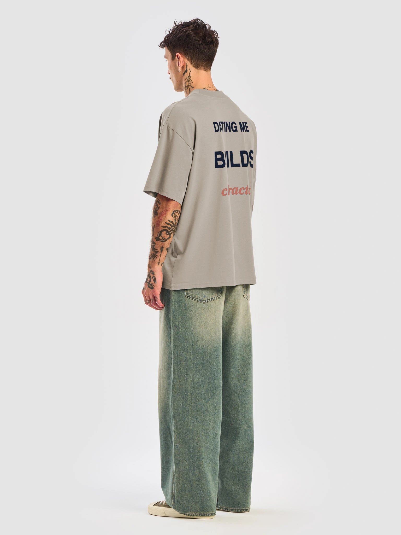 Dating Me Builds Character — Oversized Tee product image (8)