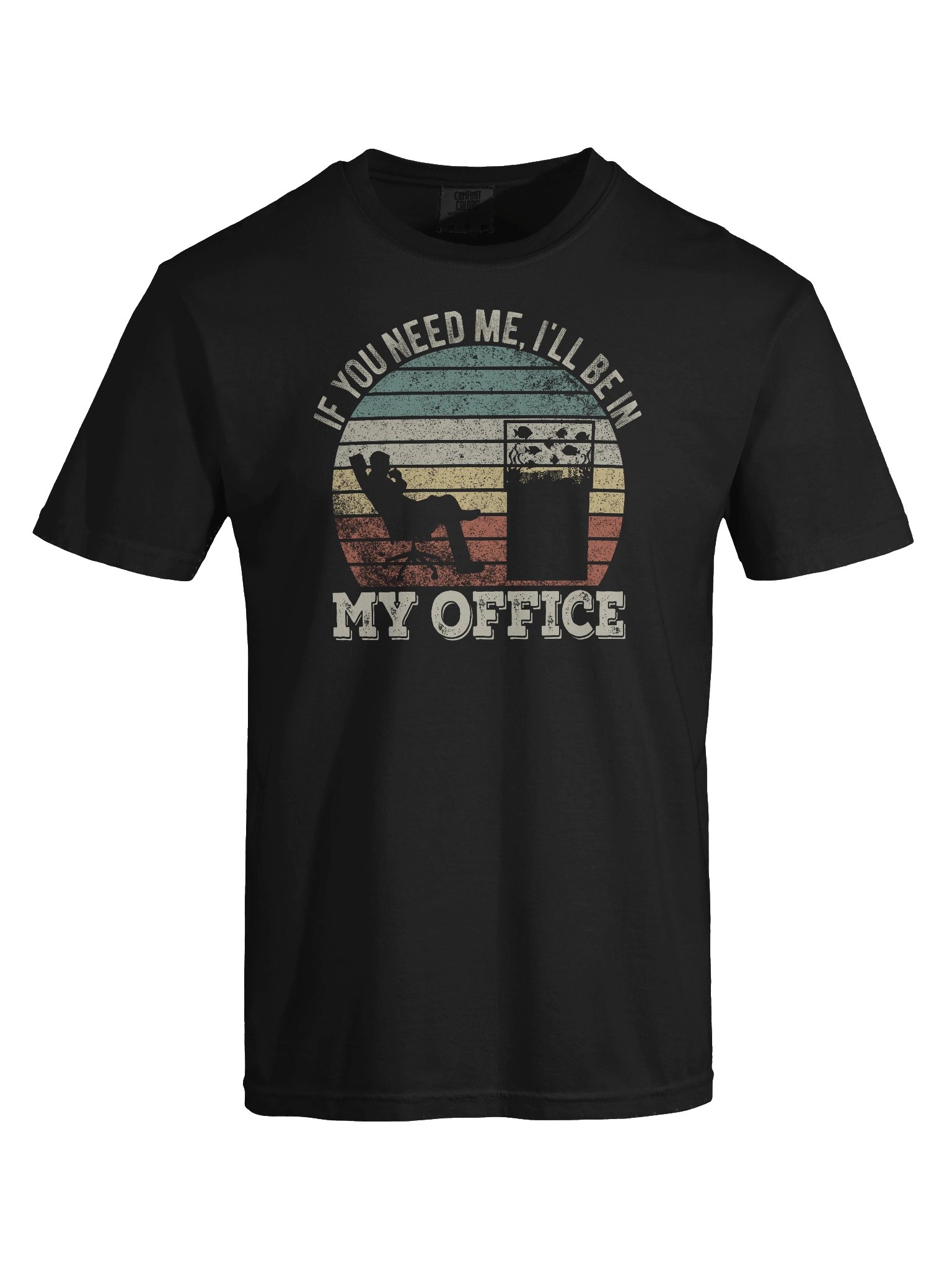 If You Need Me I’ll Be In My Office Reef Tank Shirt – Funny Saltwater Aquarium Tee product image (9)