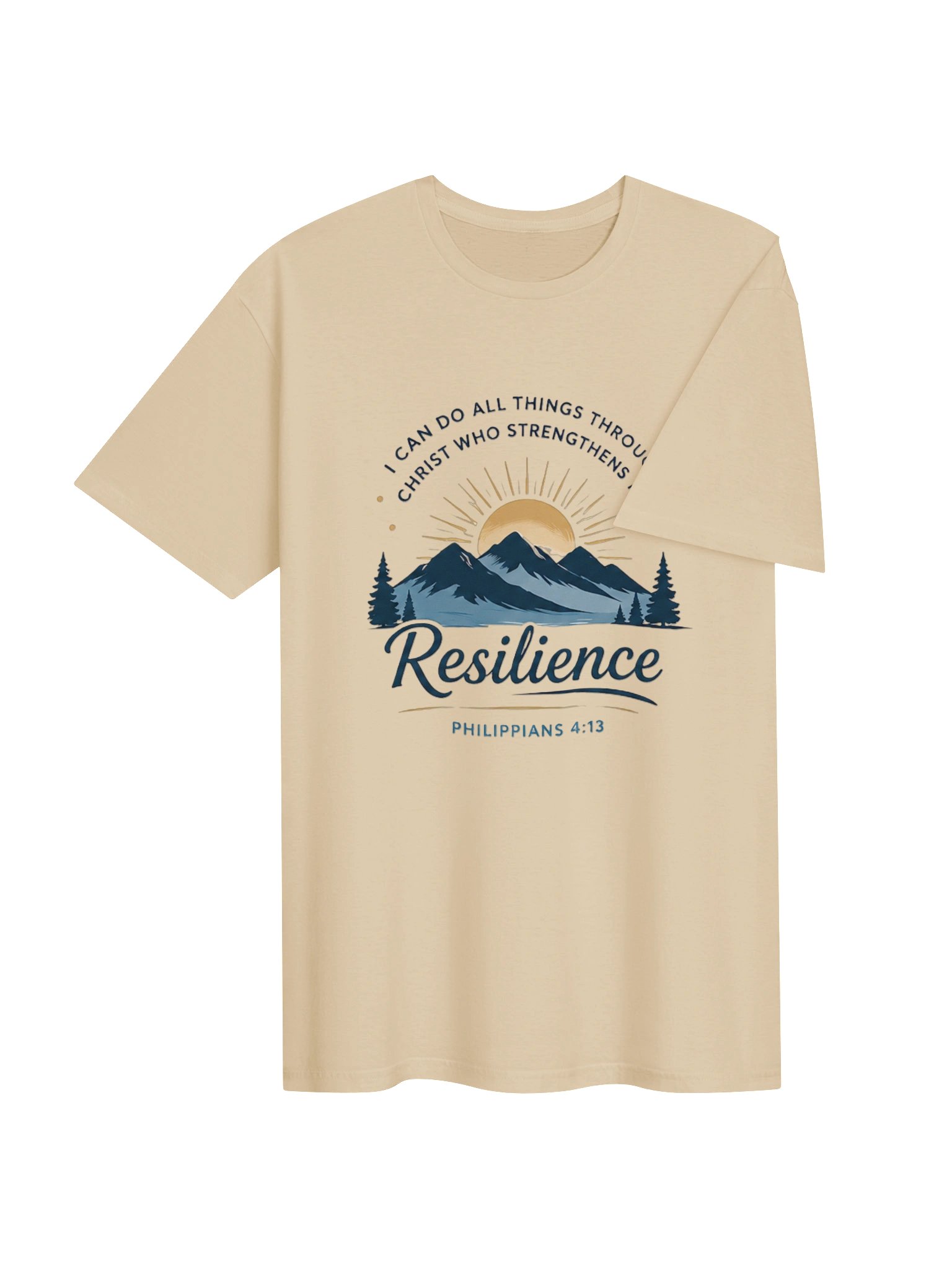 Philippians 4:13 Resilience Men’s T-Shirt product image (4)