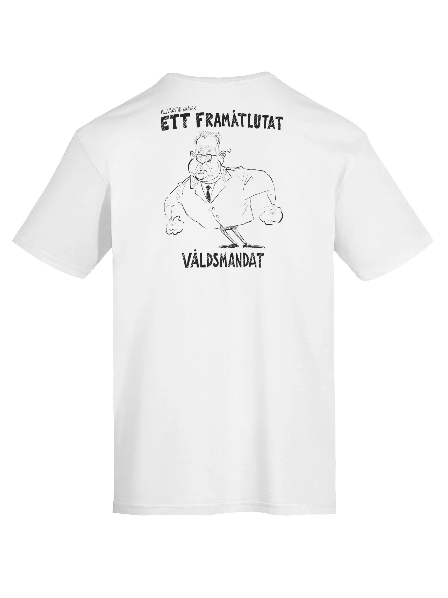 Framåtlutat våldsmandat - Herr T-shirt (signed by @Kluddniklas!) product image (11)