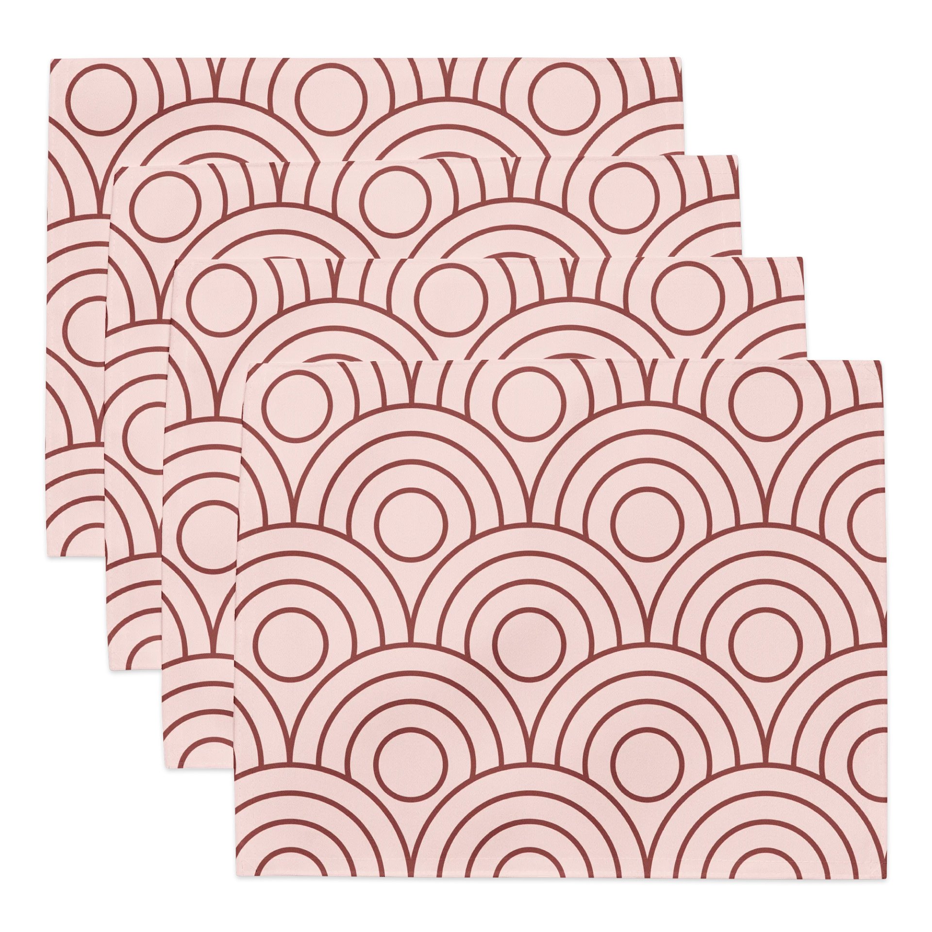 Scalloped Symmetry Placemat Set (Set of 4) product image (1)