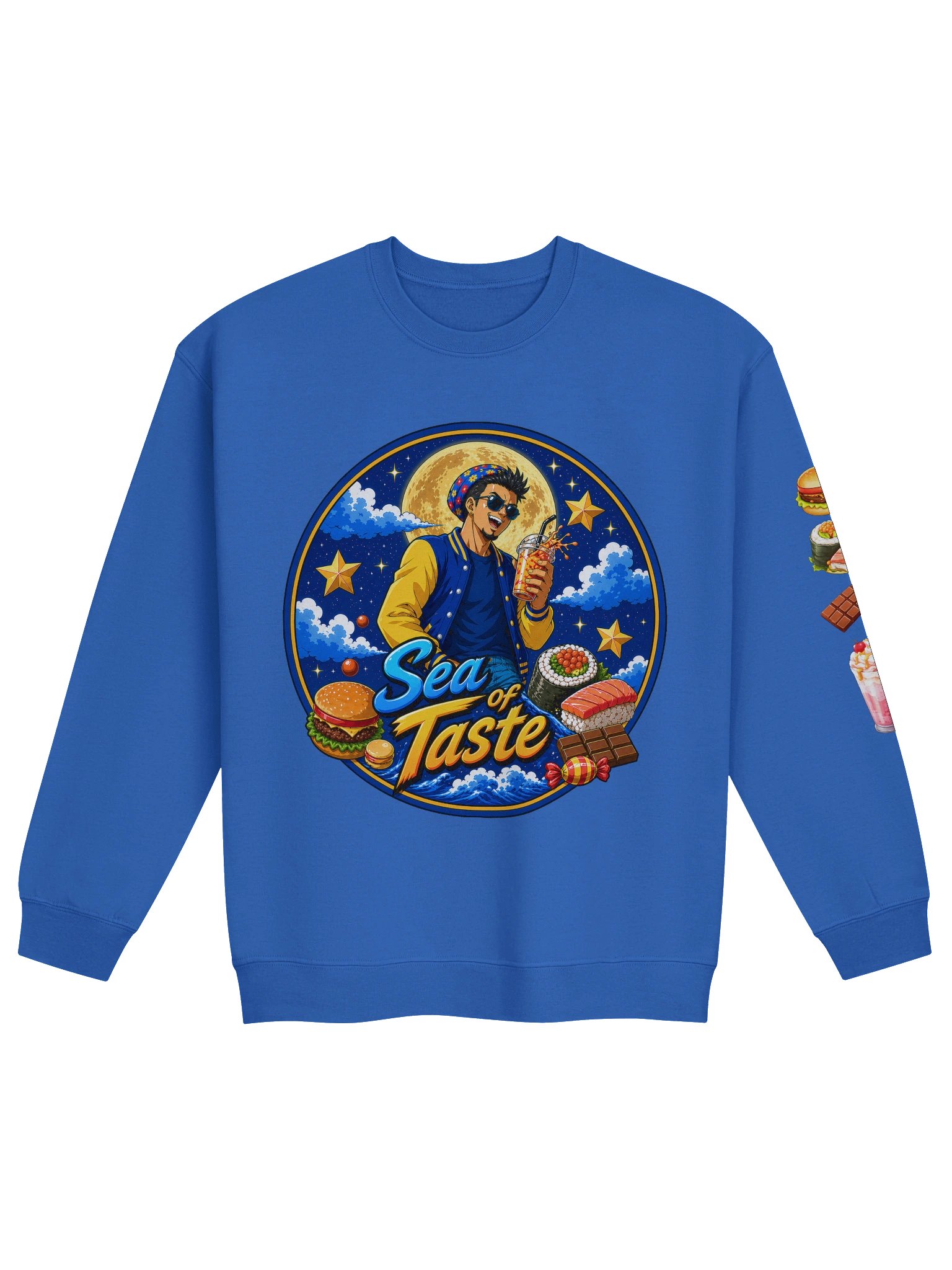Sea of Taste Moon Badge Crewneck product image (1)