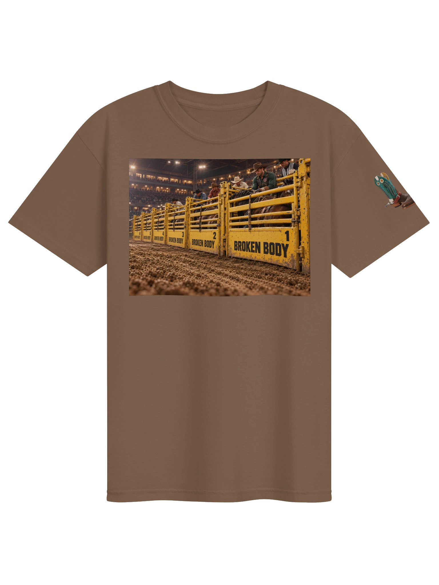 Saddle Bronc Get Ready T-Shirt | ROUGHSTOCK RODEO™ product image (111)