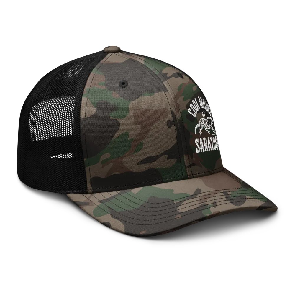 Cool Moms of Saratoga Tiger Camo Trucker Hat product image (6)