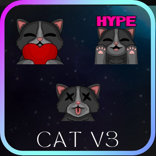 Cat V3 Emotes product image (1)