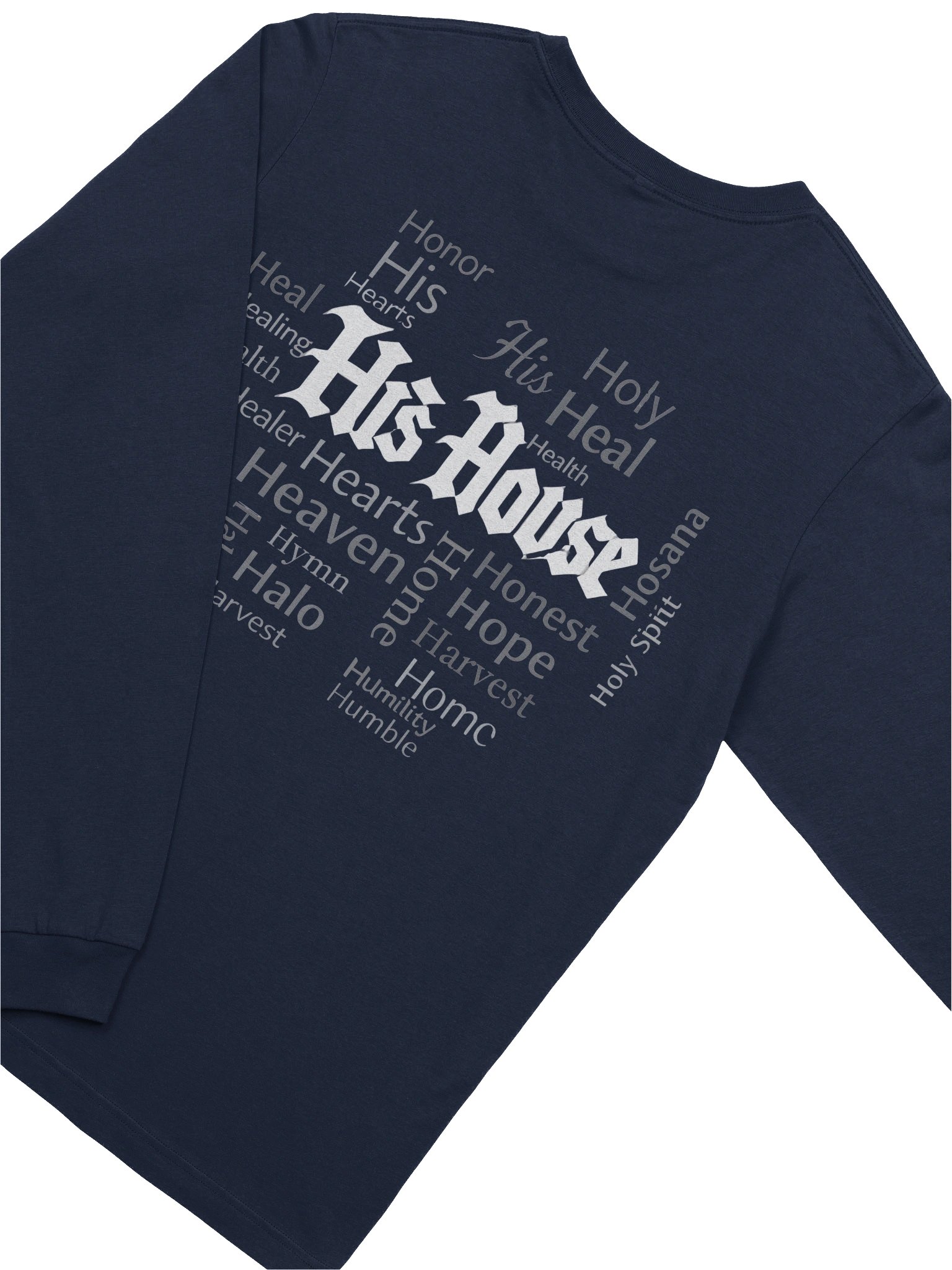 His House Unisex "Heavenly H" Supersoft Long Sleeve T-Shirt product image (45)