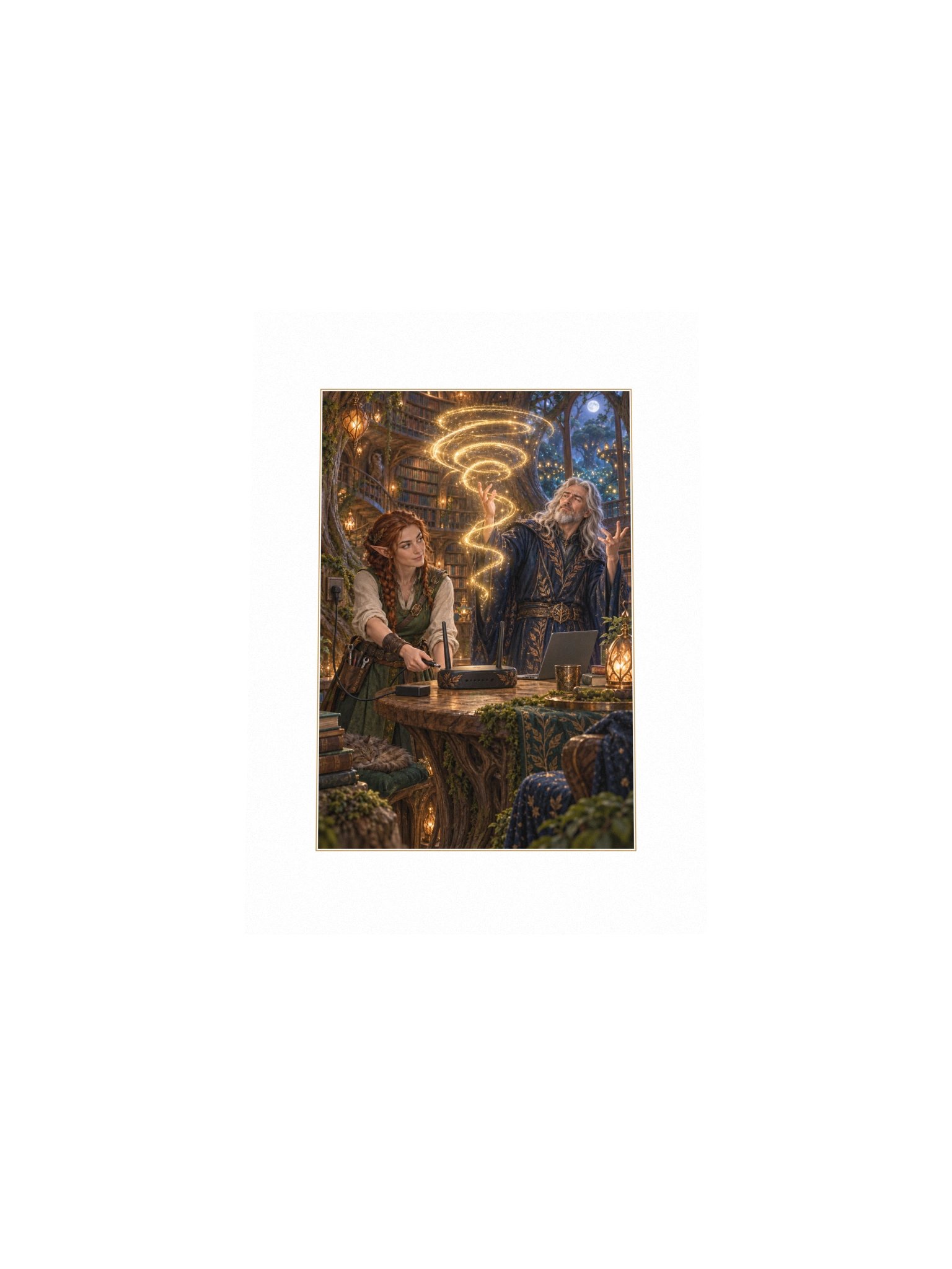 Wizard Hotspot Small Art Print product image (4)
