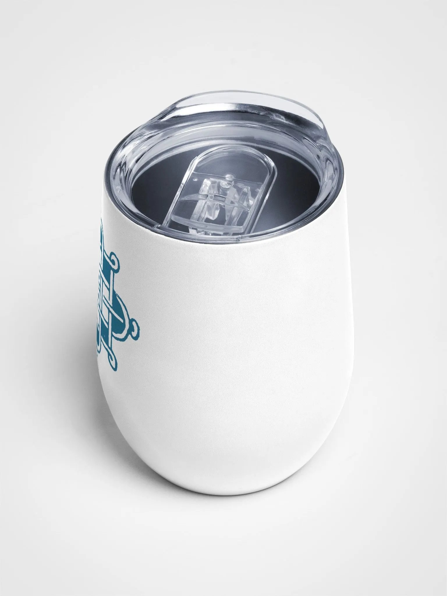Blue Orthodox Cross Orthodox Christian Wine Tumbler – Religious Drinkware, Faith Gift product image (4)
