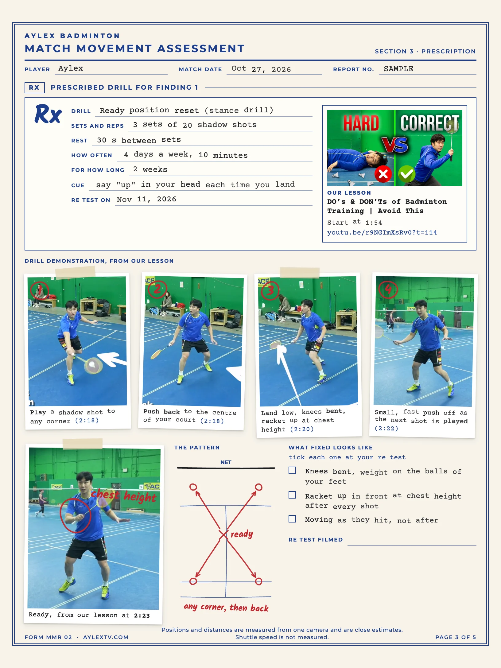 Match Movement Report product image (3)