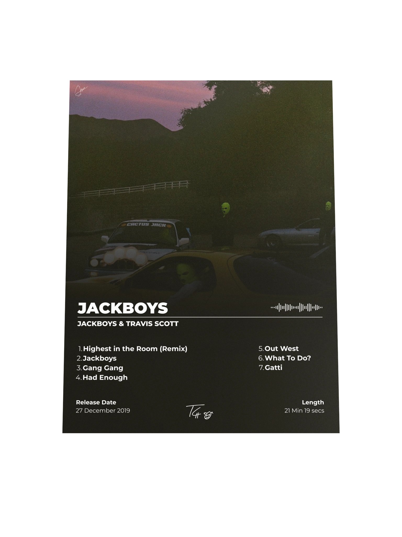 JACKBOYS Album Cover Poster product image (7)