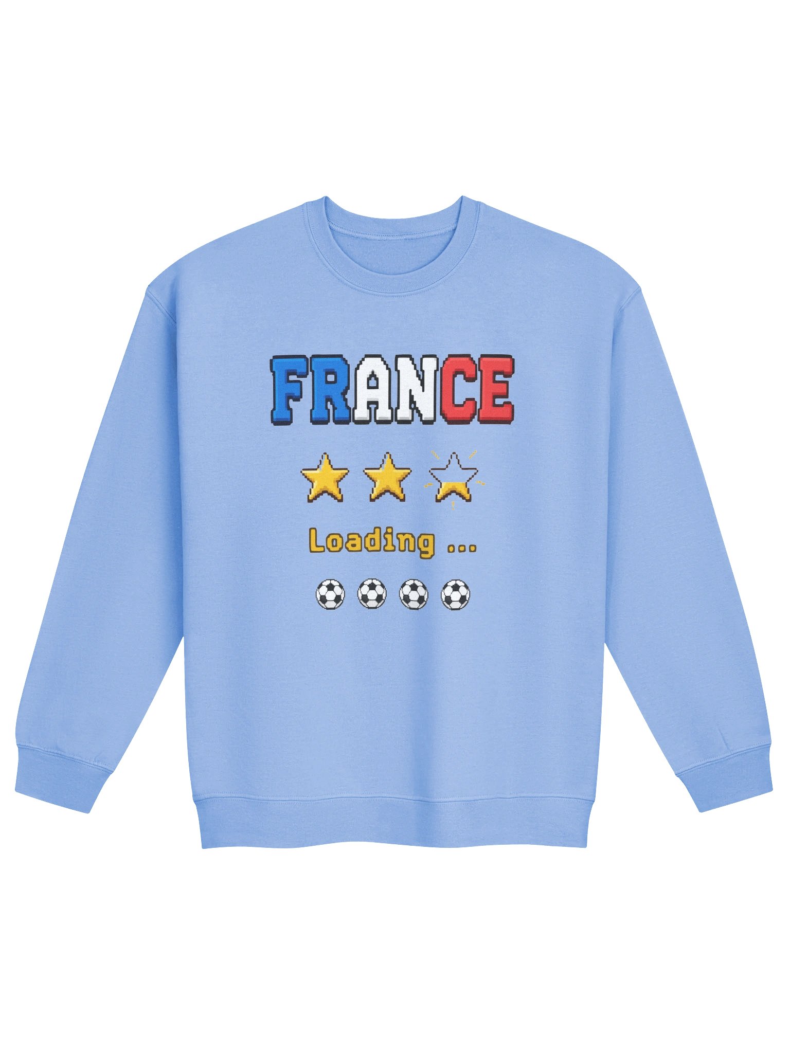 Sweatshirt France Loading - Retro gaming 8-bit Edition product image (19)