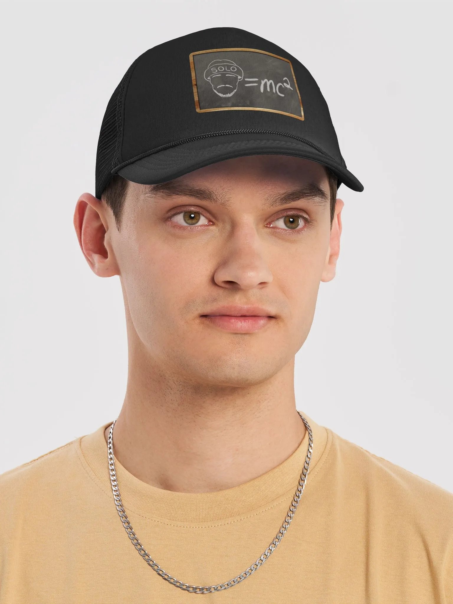 E=mc^2 Chalkboard Trucker Hat product image (10)