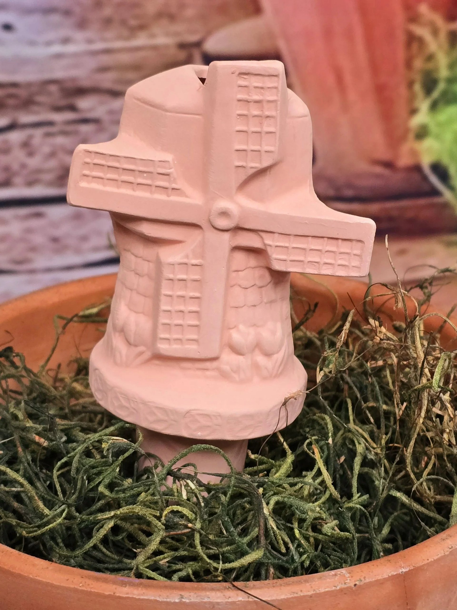 Handcrafted Terracotta Plant Water Spike: Houseplant Pot Sitter product image (5)