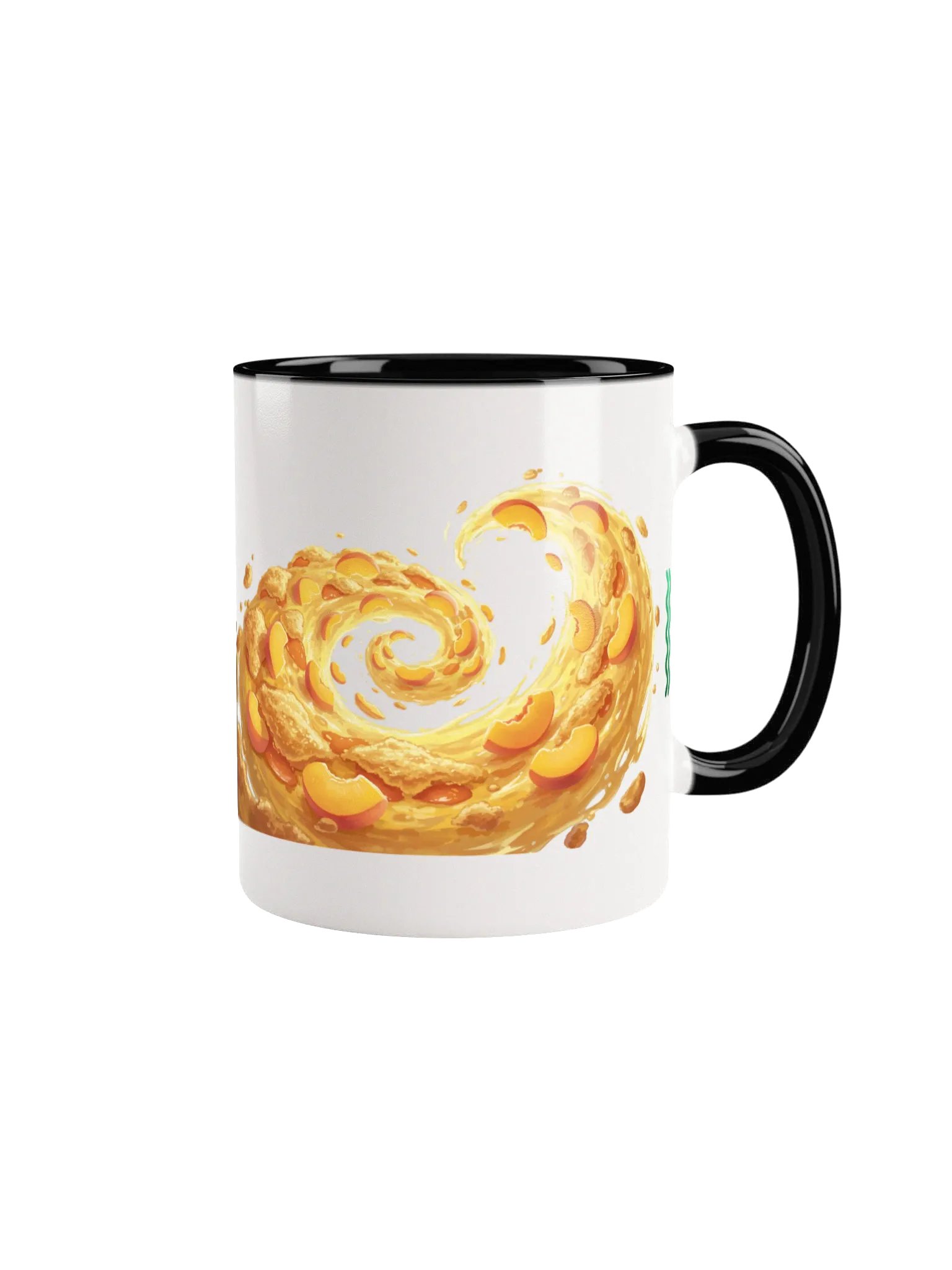 Peach Waves Ceramic Mug product image (3)