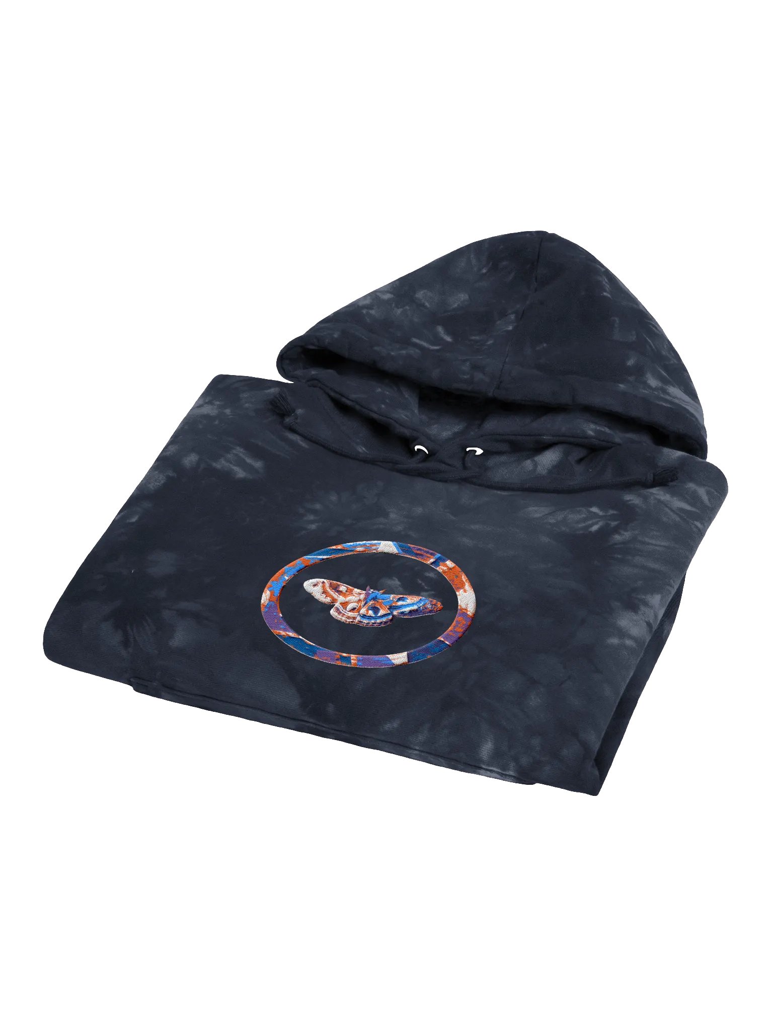 Moth Champion Embroidered Tie-Dye Hoodie product image (3)