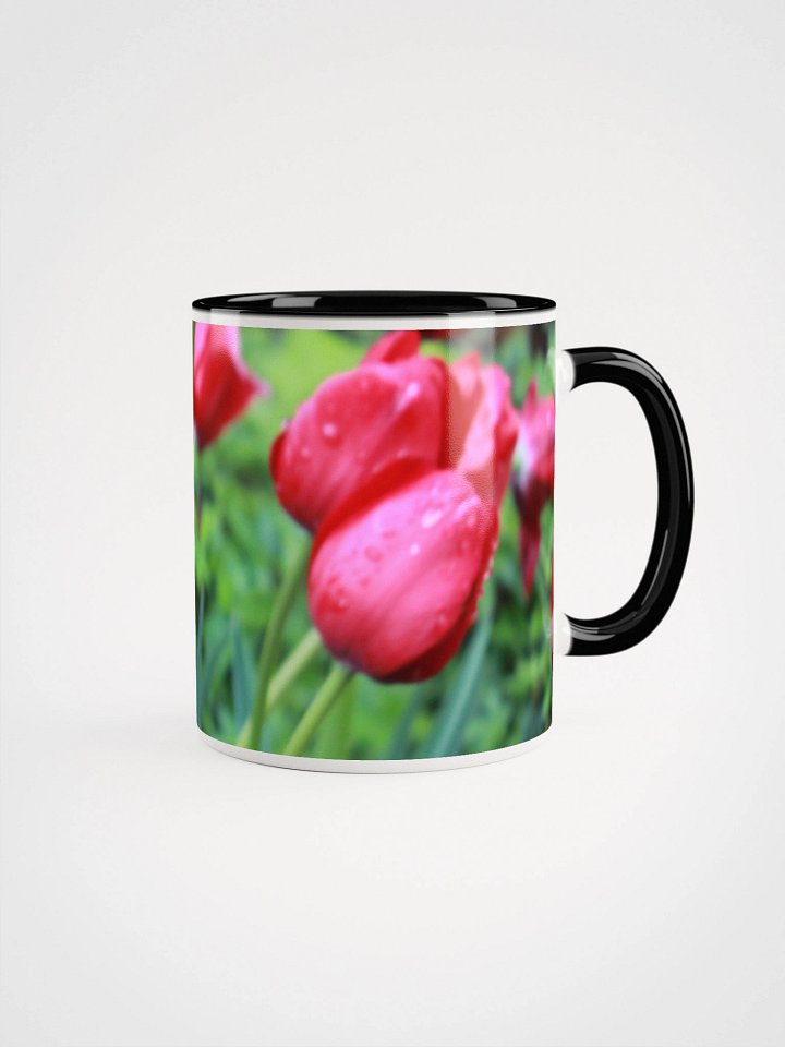 Dew-Kissed Tulips Ceramic Mug product image (1)