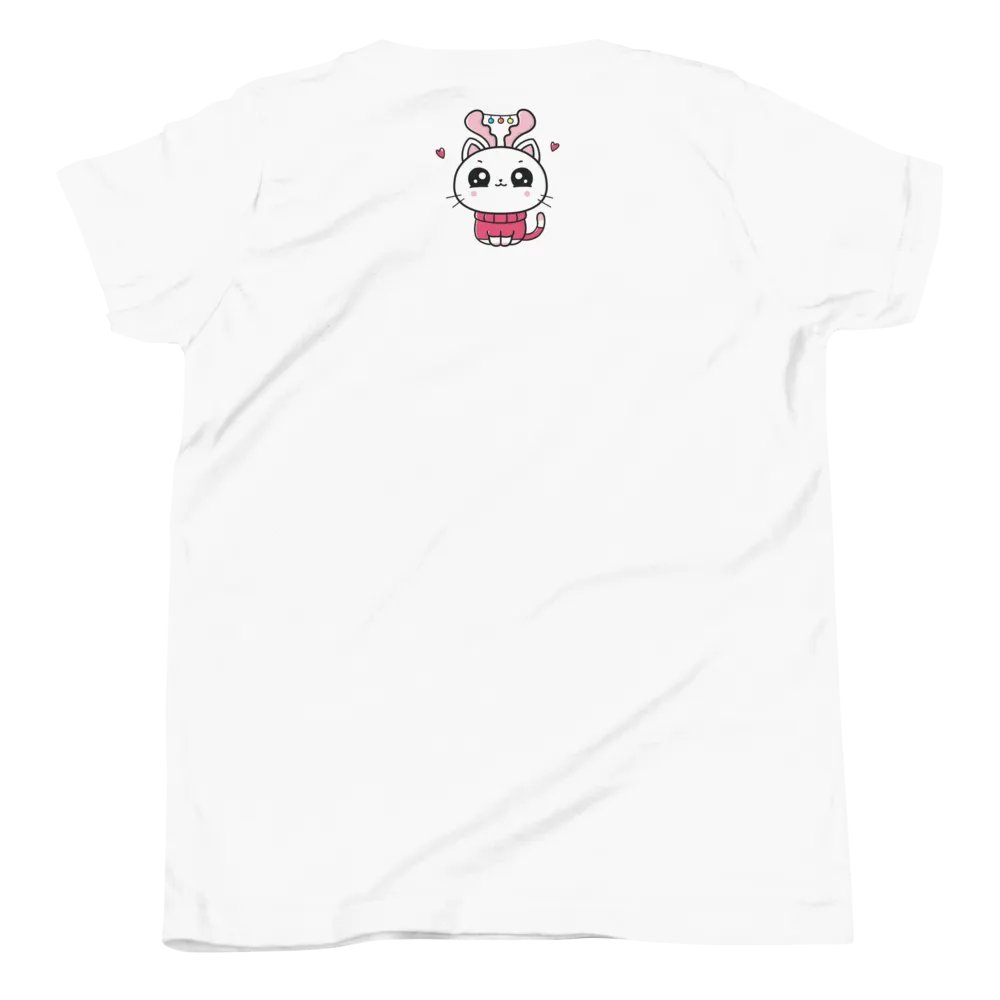 Whimsical Kitty Dreams Youth T-Shirt product image (6)