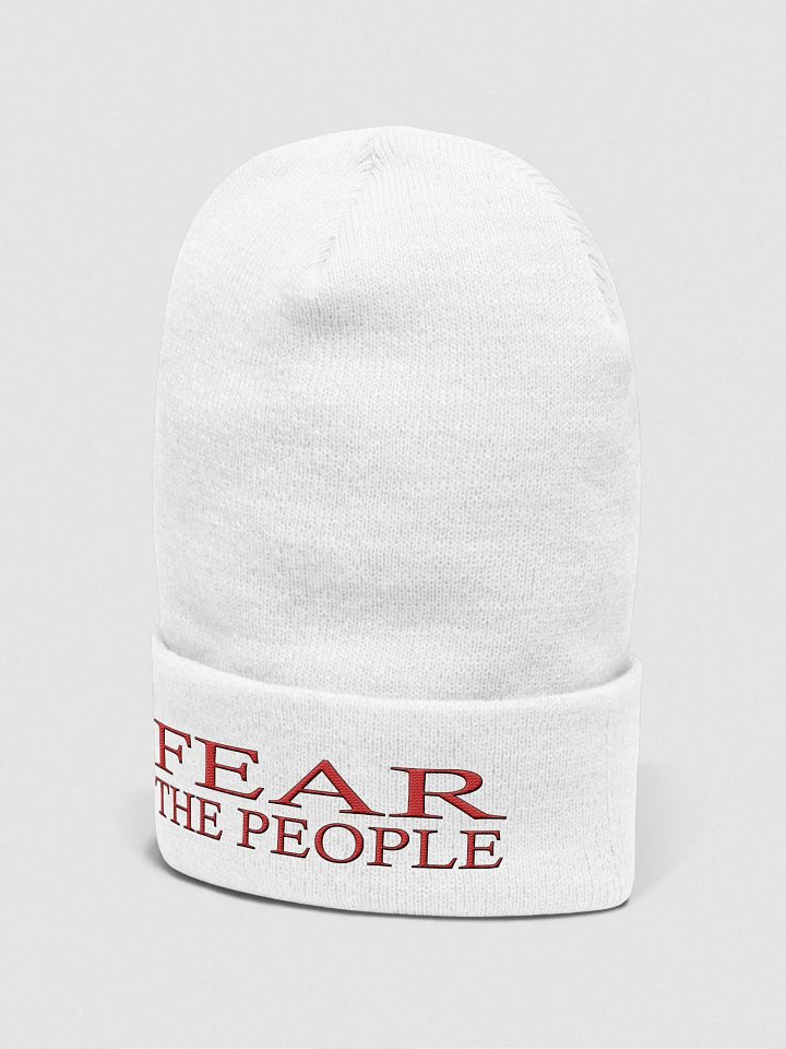 Fear The People - Red - Yupoong Cuffed Beanie product image (2)