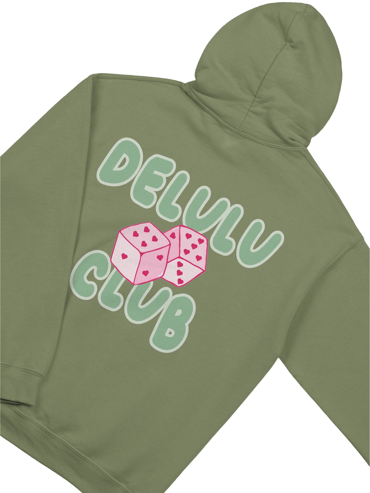 Delulu Is The Solulu Hoodie – Front & Back Print Pastel Graphic Hoodie product image (5)