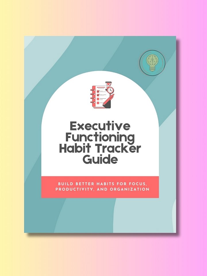 Executive Functioning Habit Tracker Guide product image (1)