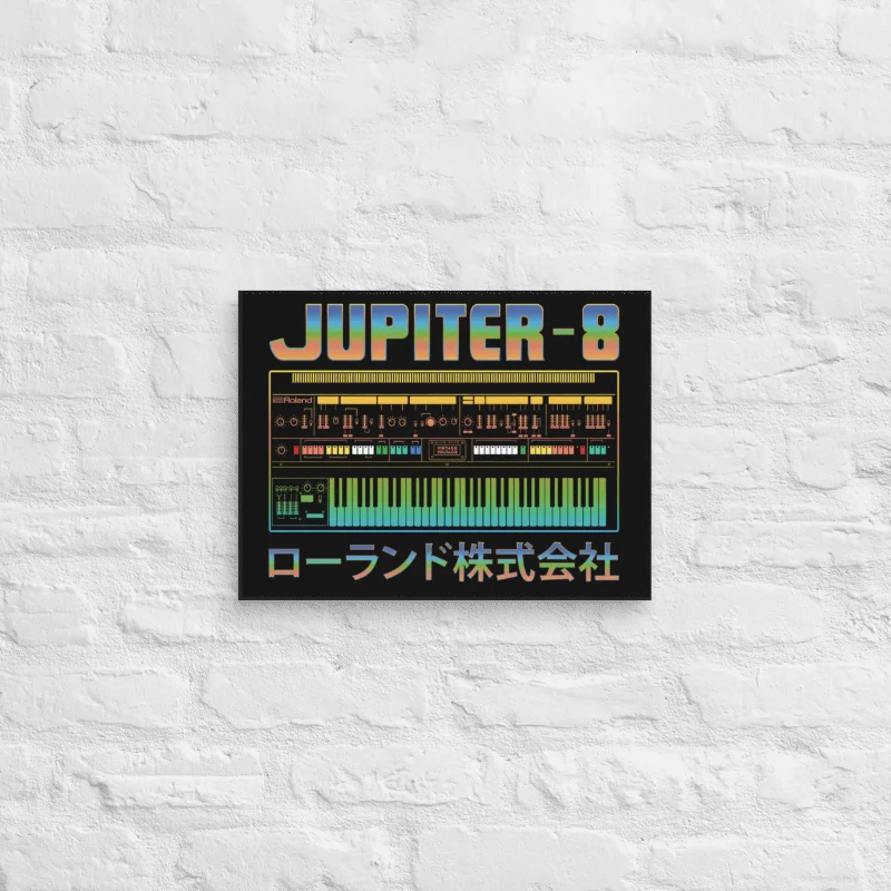 Jupiter 8 Canvas Wall Art - Roland JP-8 (Vintage Analog Synthesizer) product image (21)